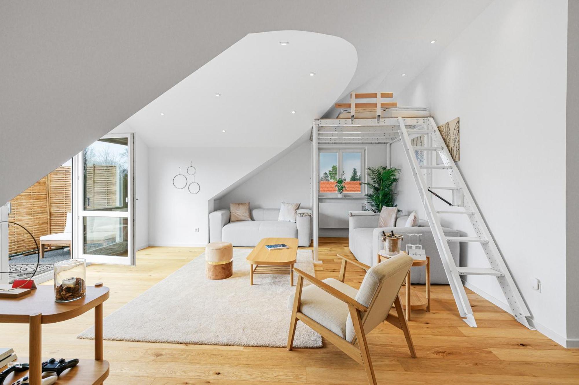 Hot! Design Loft Appartement Ottobrunn Buitenkant foto